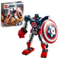 LEGO Marvel Avengers Classic Captain America Mech Armor 76168 Collectible Toy (121 Pieces)