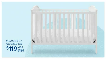 Sweet dreams, little one. Save on a stylish crib that’s built to grow with your baby.