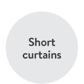 Short curtains