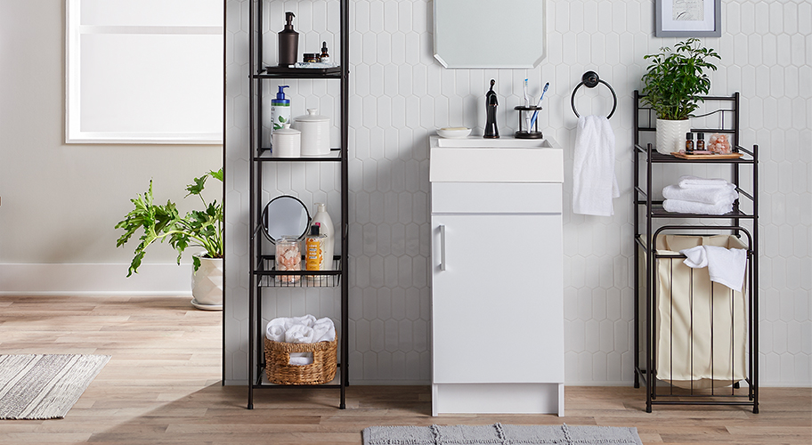 Spruce up and save with Mainstays. Find stylish storage solutions starting at $25. Get organized with space-savers, linen towers, and more—all designed to keep towels and toiletries in easy reach. Shop now.