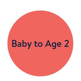 Shop books for baby to age 2.