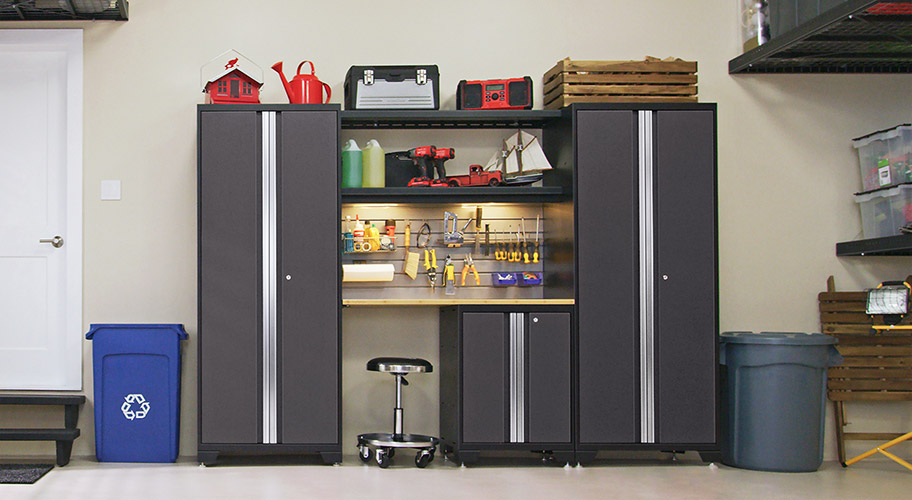 Find everything from premium cabinets to customizable storage solutions from New Age Products.