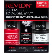 Revlon ColorStay Gel Envy Longwear Nail Enamel, .4 fl oz, 2 count