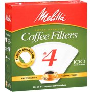 Melitta No. 4 Cone Coffee Filters, 100 count