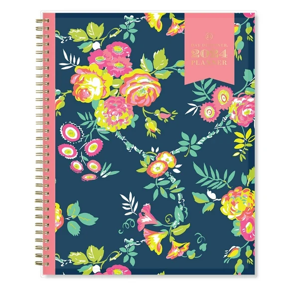 2024 Weekly Monthly Planner, 8.5x11, Day Designer for Blue Sky, Peyton Navy