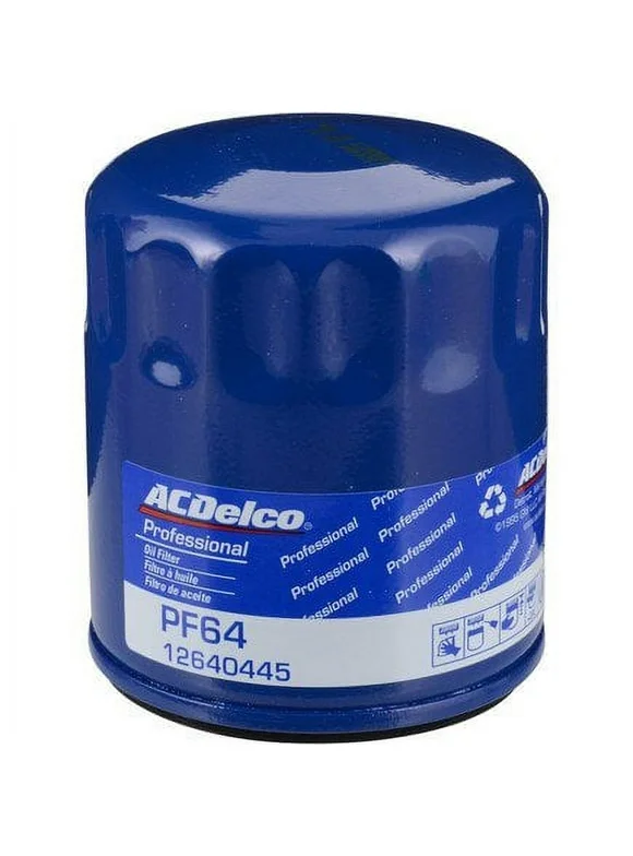 ACDelco Original Equipment PF64 Professional Engine Oil Filter 3.66" Height 3.16" Width 3.16" Length
