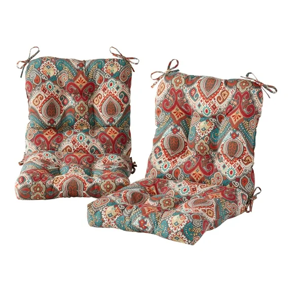 Asbury Park 42 x 21 in. Outdoor Tufted Chair Cushion (set of 2) by Greendale Home Fashions