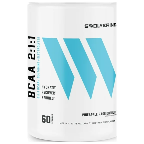 BCAA 2:1:1 - Pineapple Passionfruit With Added Electrolytes - 60 Servings