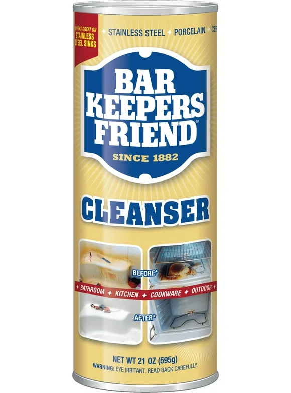 Bar Keepers Friend Cleanser Powder, 21oz