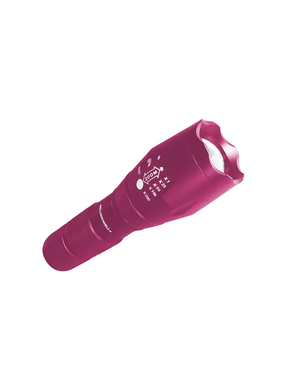 Bell + Howell Taclight, High-Powered Camping Flashlight, Pink, As Seen on TV