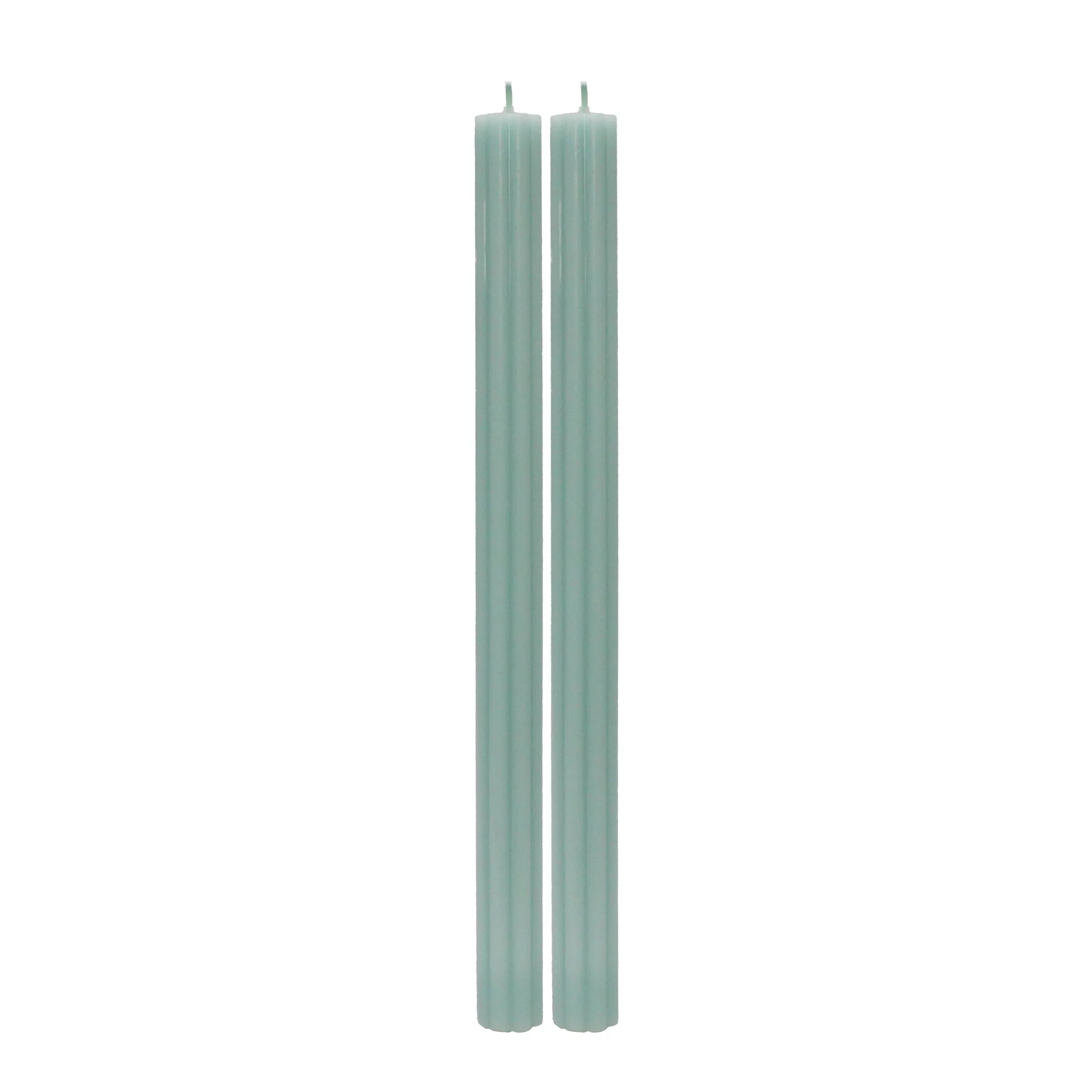 Better Homes & Gardens Unscented Taper Candles, Green, 2-Pack, 11 inches Height