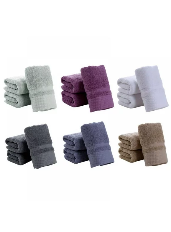 Big Clearance! 1PCS Cotton Thick Towel Home Hotel Hand Bath Soft Absorbent Towels Wash Cloth