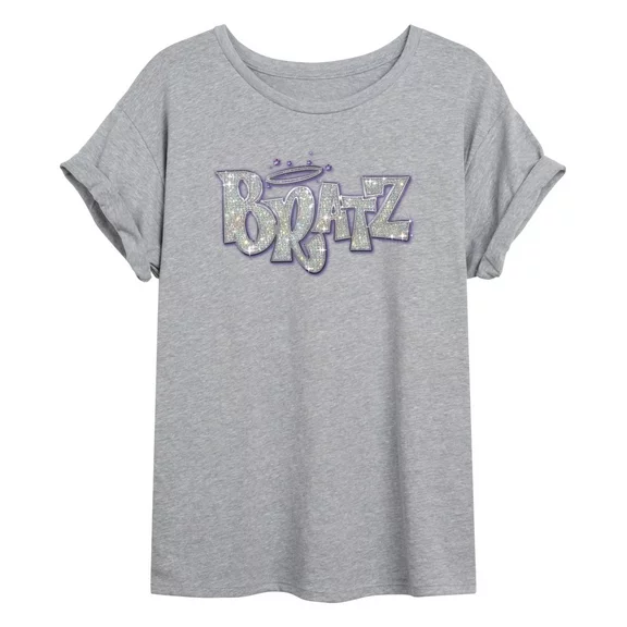 Bratz - Bling'd Out Logo - Juniors Ideal Flowy Muscle T-Shirt