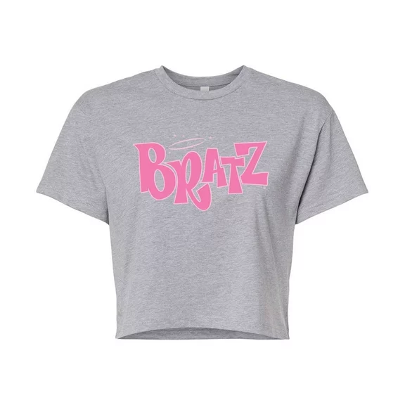 Bratz - Original Logo - Juniors Cropped Cotton Blend T-Shirt