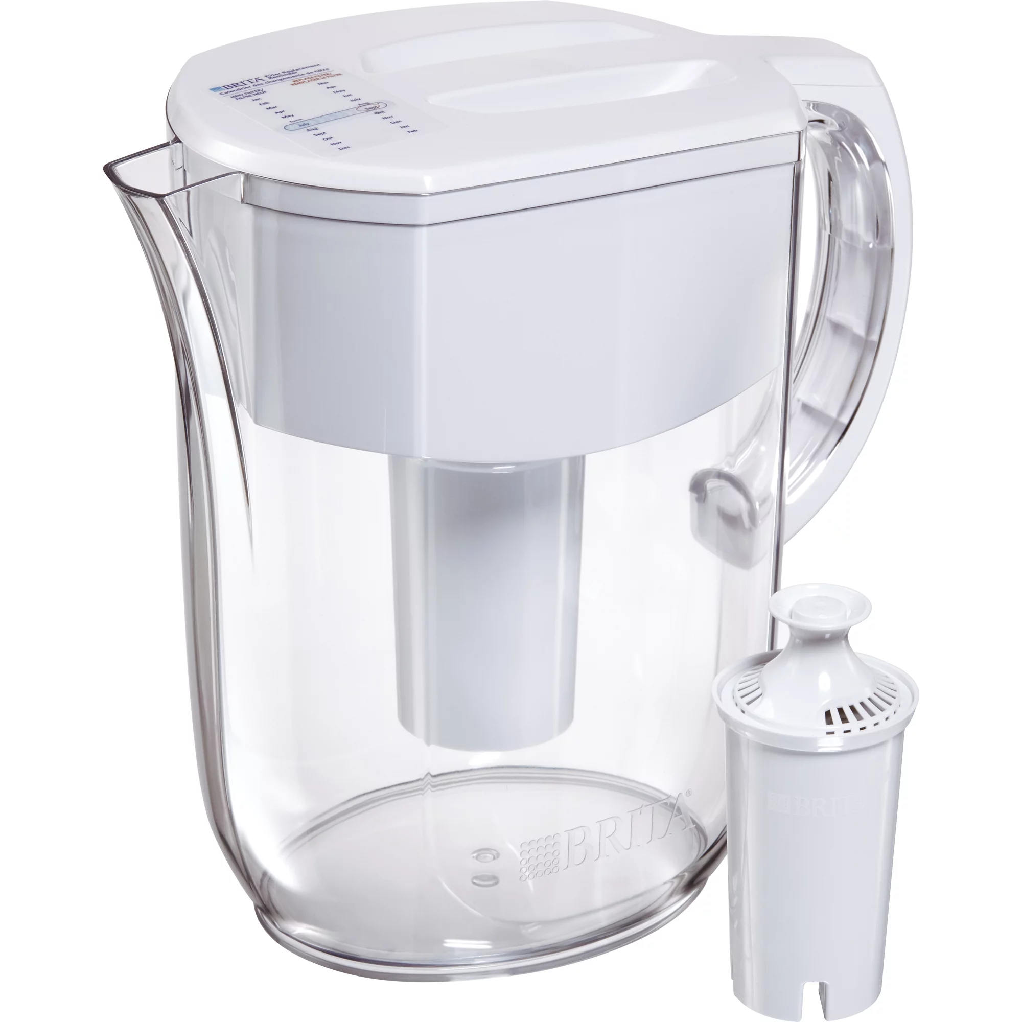 Brita Everyday Water Filter Pitcher with Filter, 10 Cup - White