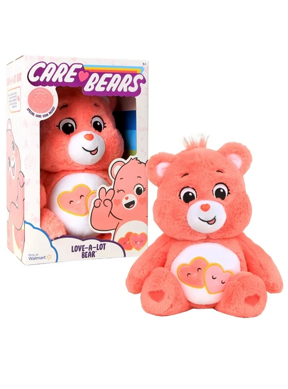 Care Bears 14" Plush - Love-A-Lot Bear - Soft Huggable Material!