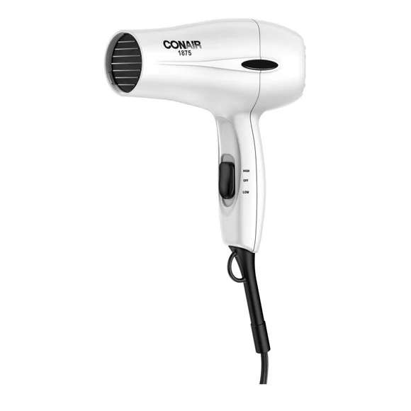 Conair 1875 Watt Mid-Size Dryer, balanced and lightweight for Powerful Drying and Styling 303WMR