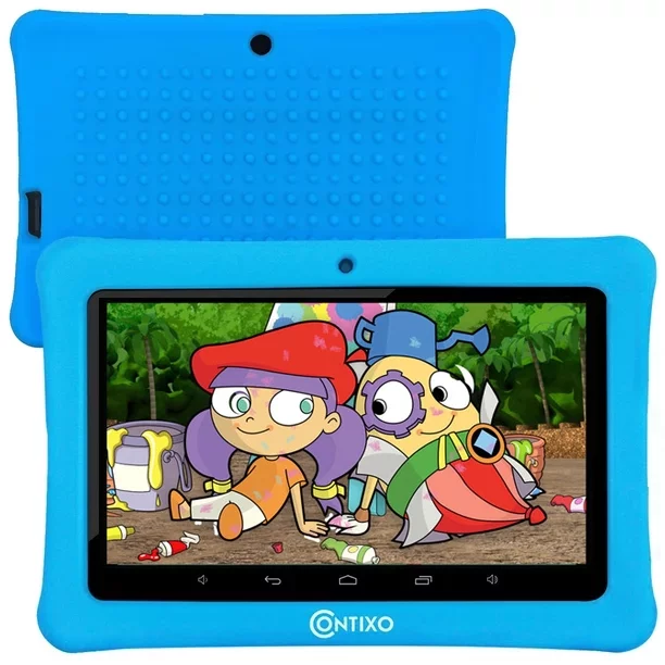 Contixo 7 Inch Kids Tablet with Wi-Fi 16GB 20+ Education Learning Apps V8-1-Blue