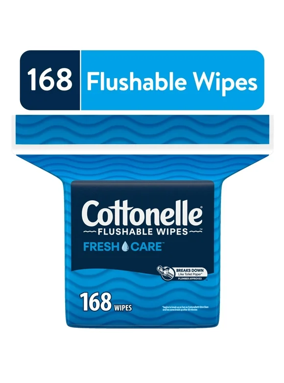 Cottonelle Fresh Care Flushable Wipes, 1 Resealable Bag