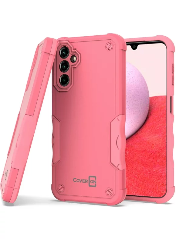 CoverON For Samsung Galaxy A14 5G Phone Case, Military Grade Heavy Duty Rugged Cover Grip, Pink
