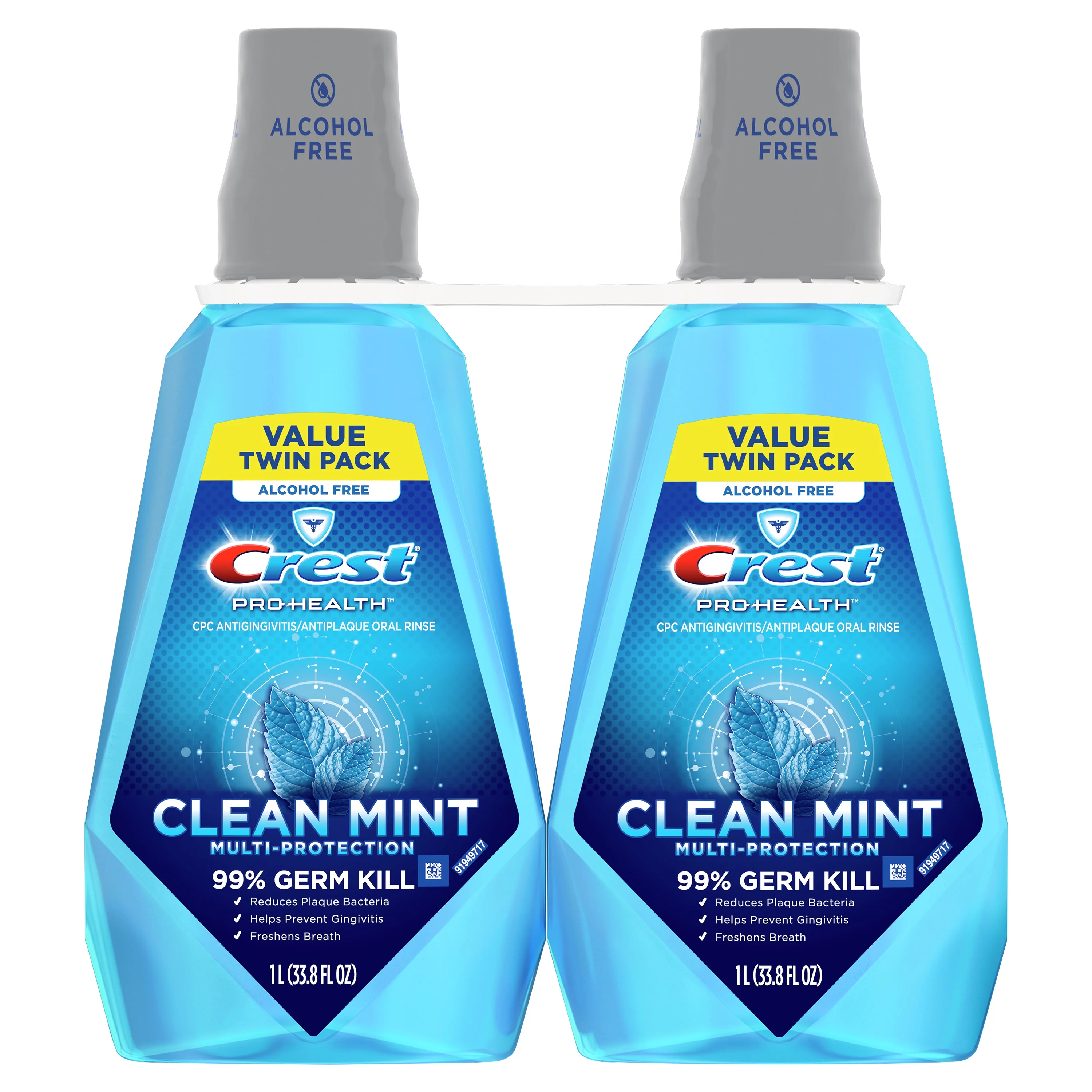 Crest Pro Health Multi Protection Clean Mint Antigingivitis/Antiplaque Oral Rinse, 8.4 fl oz