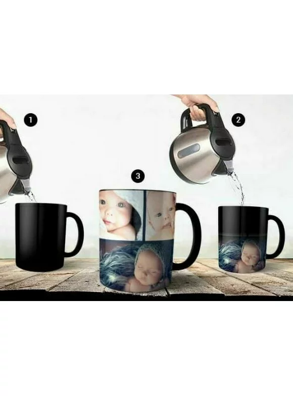 Customized Personalized Magic Mug & Christmas Gift, Any Image Photo Text Design MESSAGE US YOUR DESIGN OR LOGO