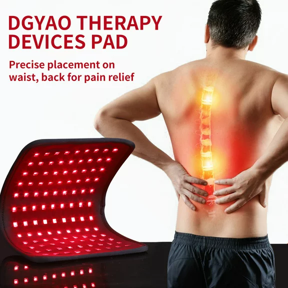 DGYAO Red Light Therap-y Belt for Body with 880NM LED Near Infrared Light Therap-y Device for Joint and Muscle Relax