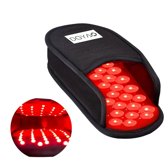 DGYAO Red Light Therap-y Pad Slipper Feet Toes Instep Relax with Near Infrared Light
