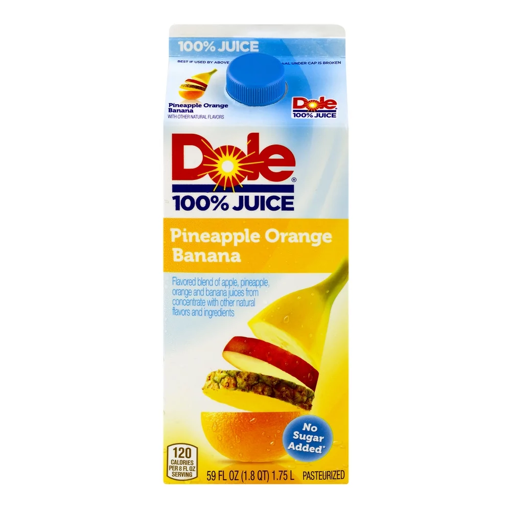 Dole, 100% Pineapple Orange Banana, 59 Fl. Oz