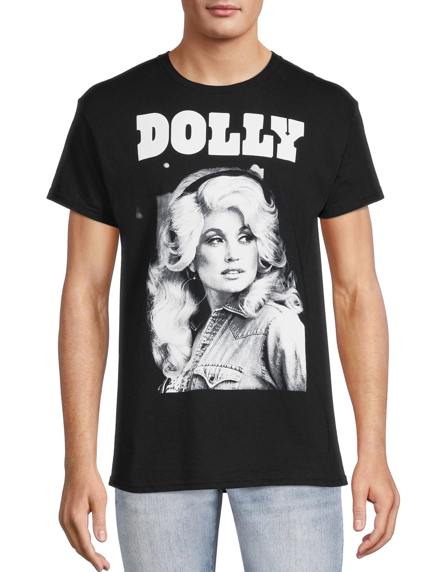 Dolly Parton Men&amp;#39;s Portrait Graphic T-Shirt, Size S-3XL
