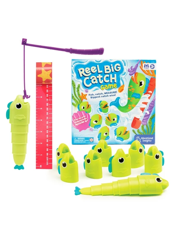 Educational Insights Reel Big Catch Game, Easter Toys for Boys and Girls, Preschool Early Math Game, Ages 3+