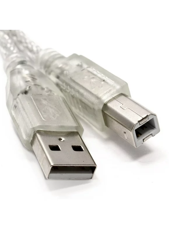 Epicdealz 25-Foot HP PSC All-in-One Printer USB 2.0 Cable Cord A-B!, Silver