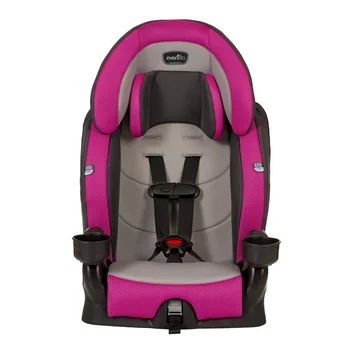 Everillo Chase Plus 2-in-1 Booster Toddler Car Seat (Geneva Pink)