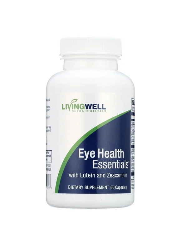 Eye Health Essentials - 60 Count- Eye Care Supplement for Adults, Supports Vision Health, with Lutein, Zeaxanthin and Bilberry