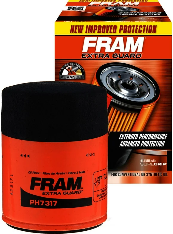 FRAM Extra Guard Oil Filter, PH7317, 10K mile Replacement Oil Filter