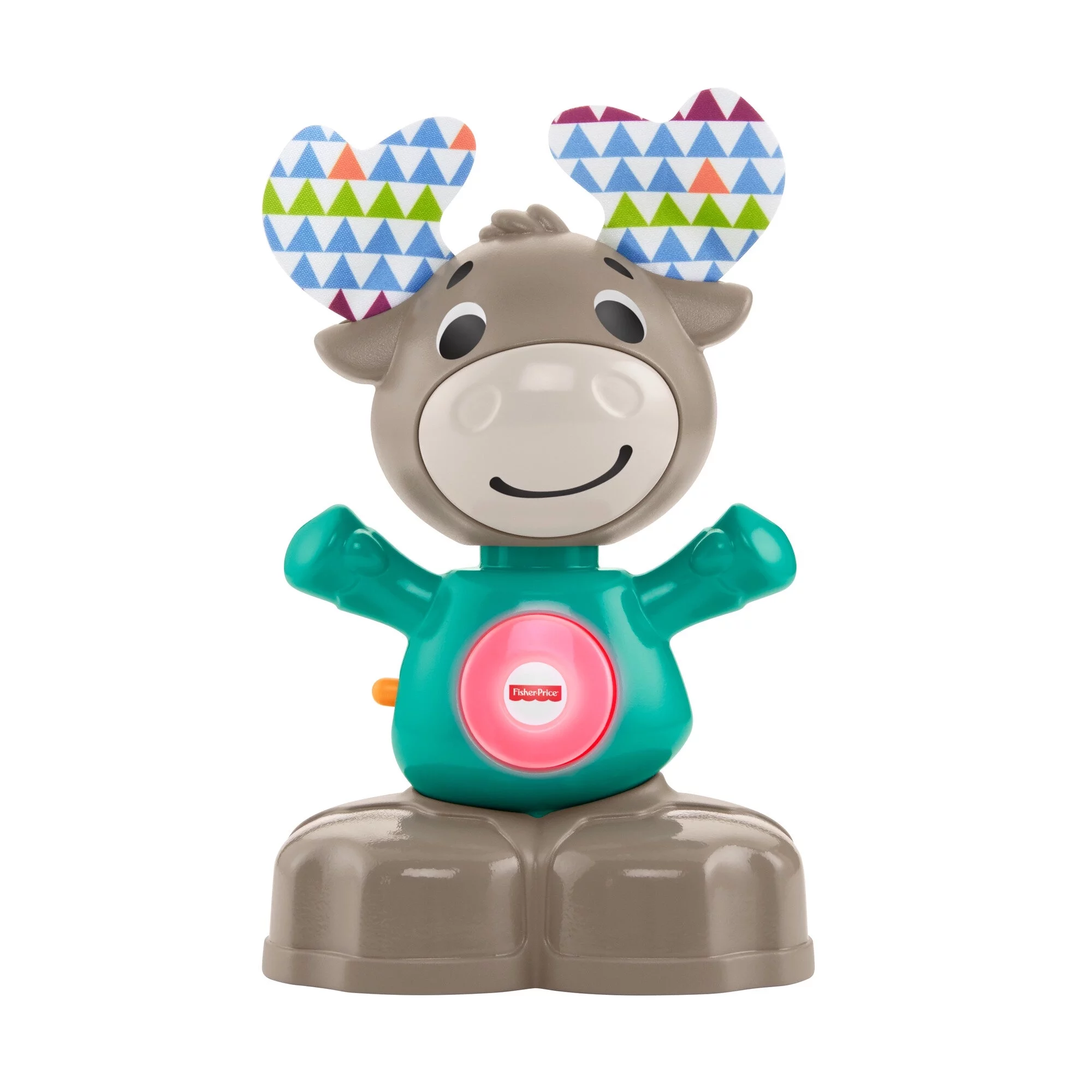 Fisher-Price Linkimals Musical Moose Baby & Toddler Learning Toy with Interactive Lights & Songs
