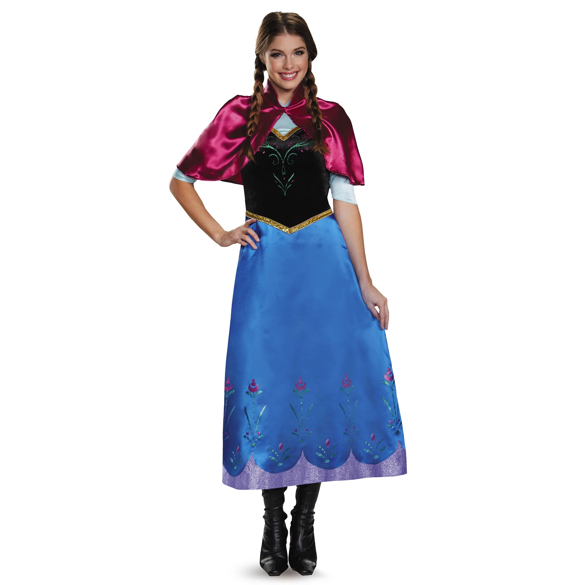 Frozen Womens' Traveling Anna Deluxe Adult Costume
