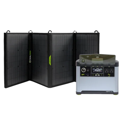 Goal Zero Yeti 700 Portable Power Station, 677 Wh Battery, Foldable Nomad 100 Solar Generator for RV