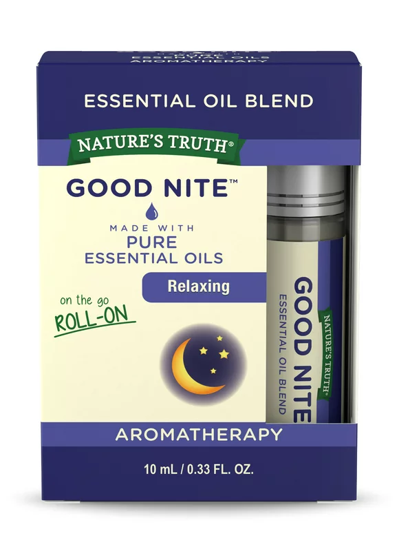 Good Nite Essential Oil Roll On | Relaxing Blend | 10 mL | GC/MS Tested | By Nature's Truth
