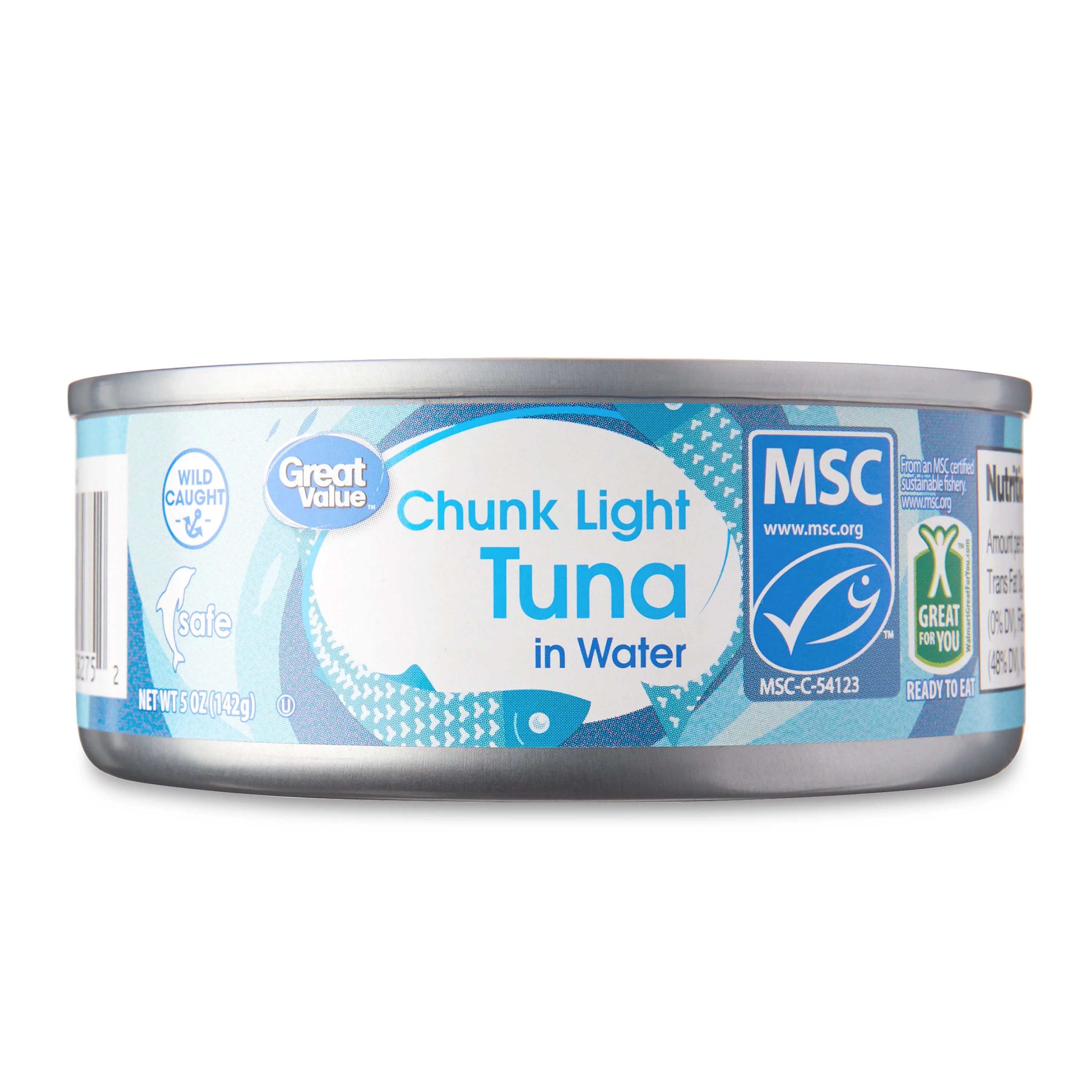 Great Value Chunk Light Tuna in Water, 5 oz