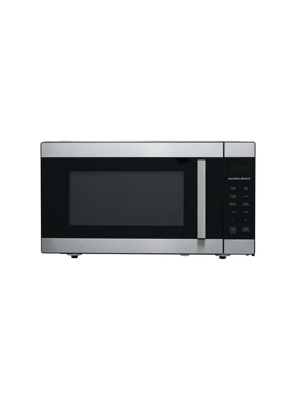 Hamilton Beach 1.6 Cu ft Sensor Cook Countertop Microwave Oven in Stainless Steel, New