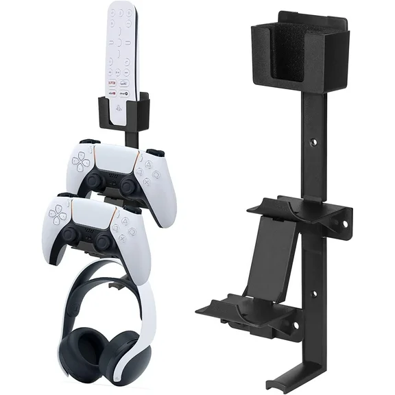 Headset Holder, Controller & Headphone Holder Stand Wall Mount Holder for Xbox ONE, Series X, PS5, PS4, PS3, Switch Gamepad Controller Wall Mount