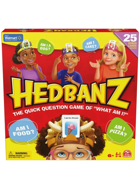 Hedbanz 2nd Edition Picture Guessing Board Game with 25 Bonus Cards DX Offers Mall Exclusive
