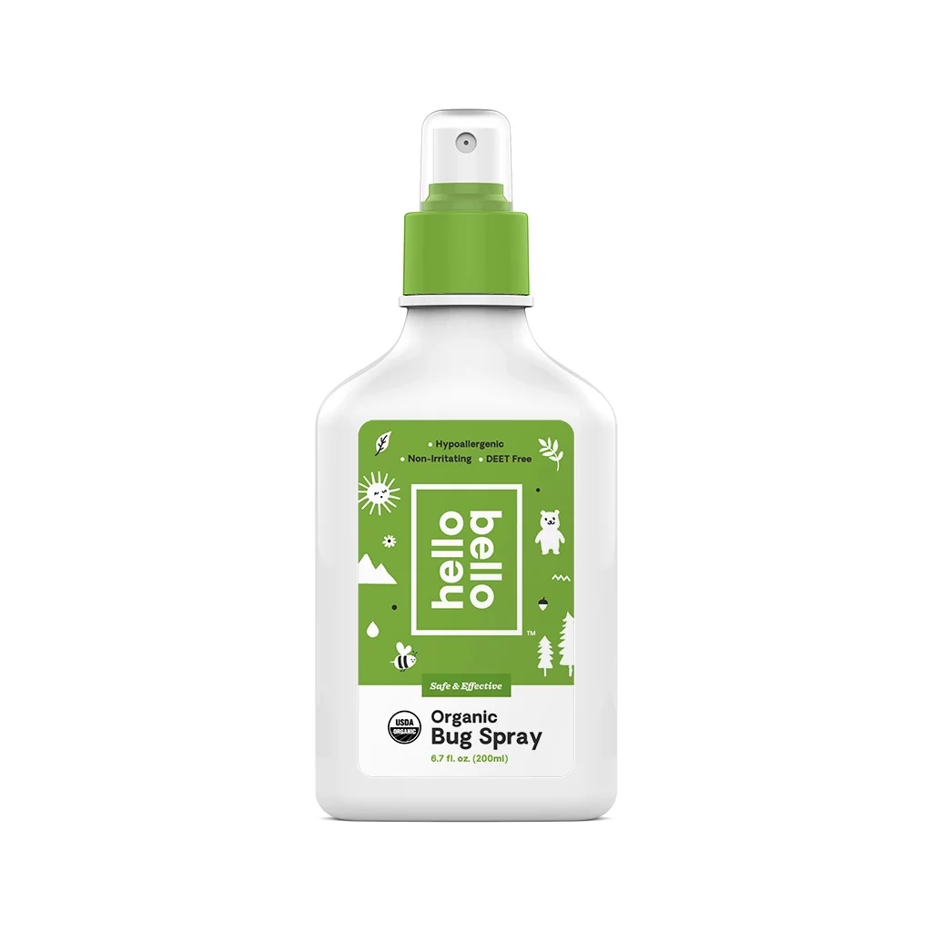 Hello Bello Organic Bug Spray I Deet Free Natural Bug Repellent for Babies and Kids I 6.7 fl oz