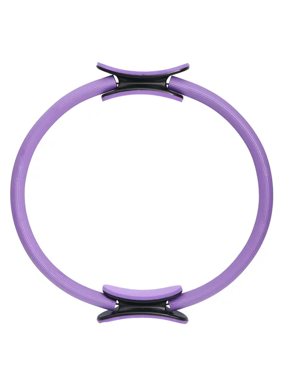 Hemoton 1pc Pilates Resistance Ring Yoga Circle Body Balance Fitness Assistant Gym Workout Accessories (Purple)