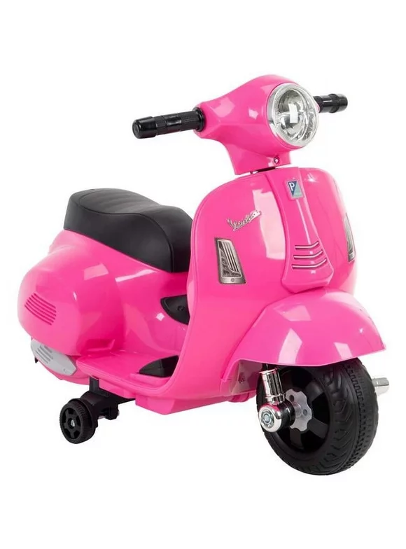 Huffy 6V Mini Vespa Ride on Scooter, Pink - One Size