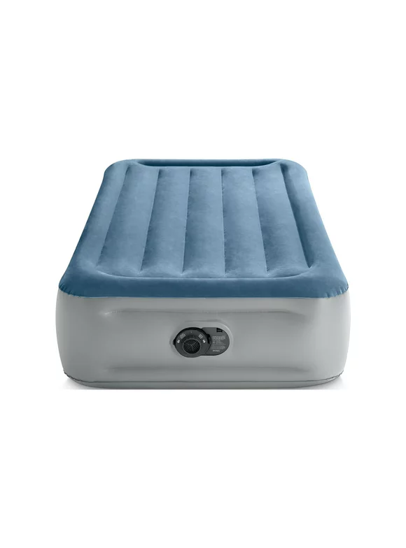 Intex 15" Essential Rest Dura-Beam Airbed Mattress with Internal Pump included - Twin