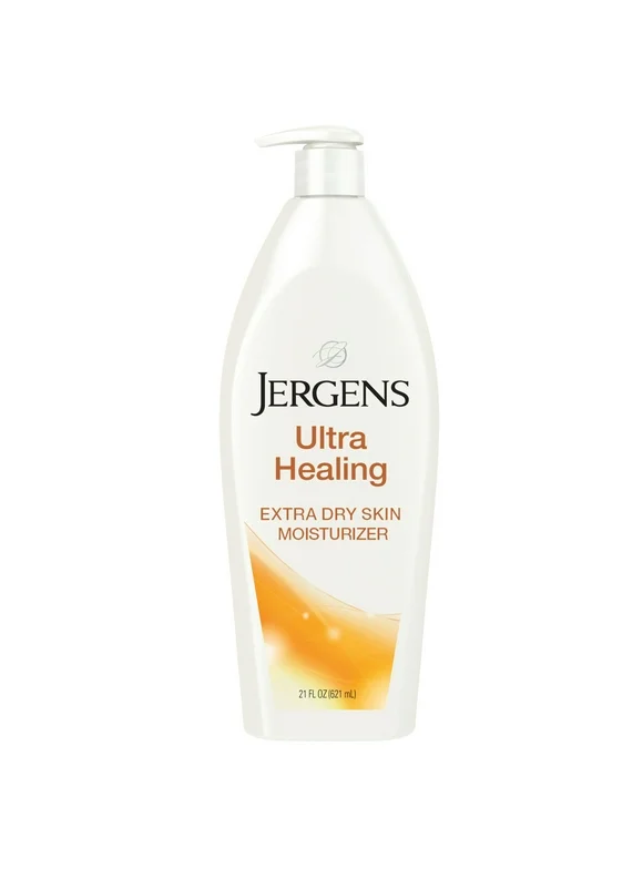 Jergens Ultra Healing Hand And Body Lotion Dry Skin Moisturizer, Vitamins C, E, B5, 21 Oz