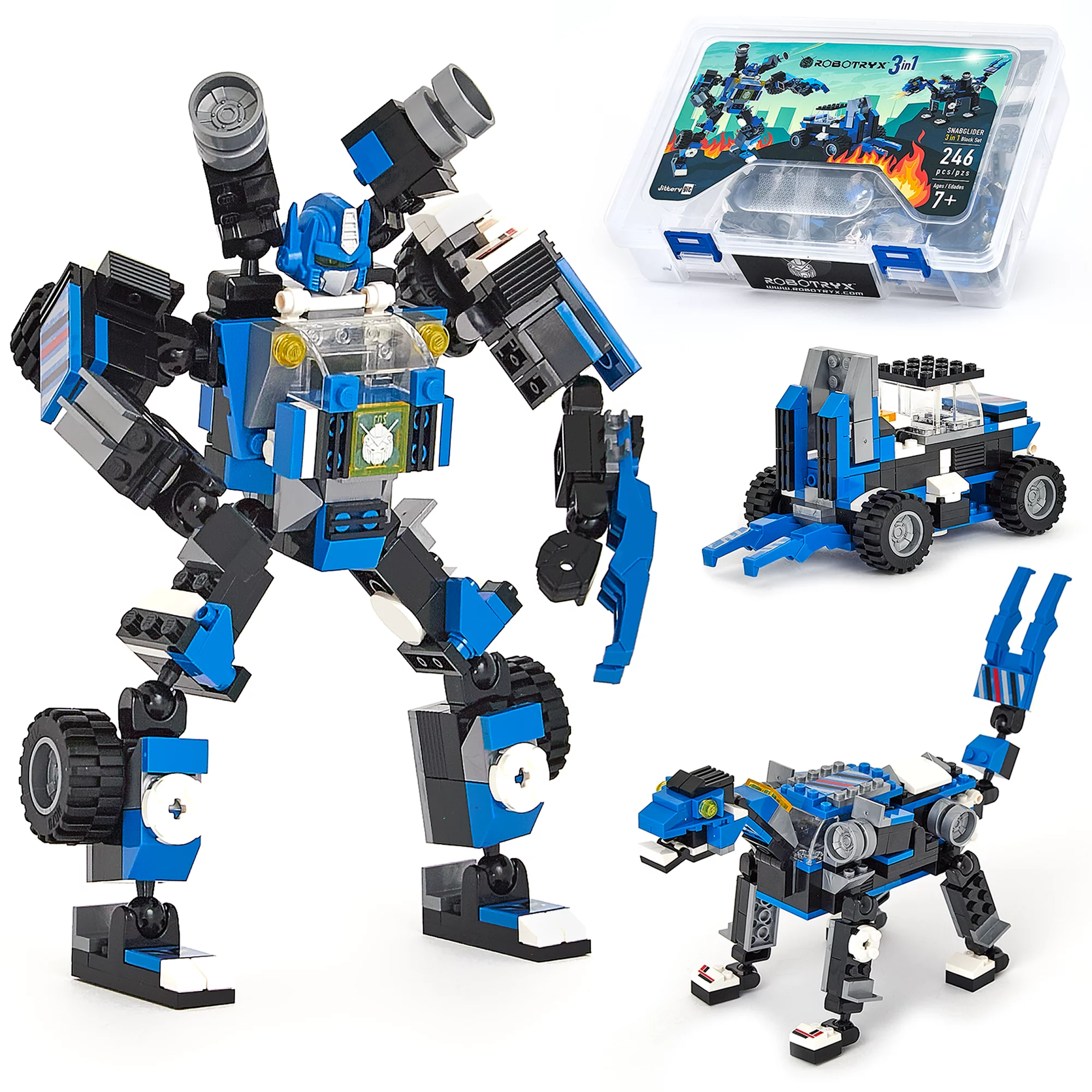 JitteryGit Robot STEM Building Toys for Boys | Christmas Gifts for Kids Ages 7 8 9 10 11 12 13 14