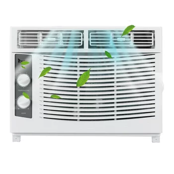 Ktaxon Window Air Conditioner 5000 BTU, 7 temperature,2 cooling and fan settings,White